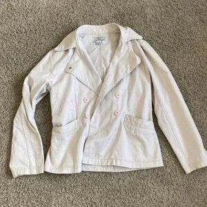 DCC Jeanswear Double Breasted Khaki Jacket